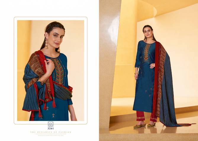 Rangoon Riha Silk Designer Festive Wear Fancy Silk with Embroidery Work Ready Made Collection